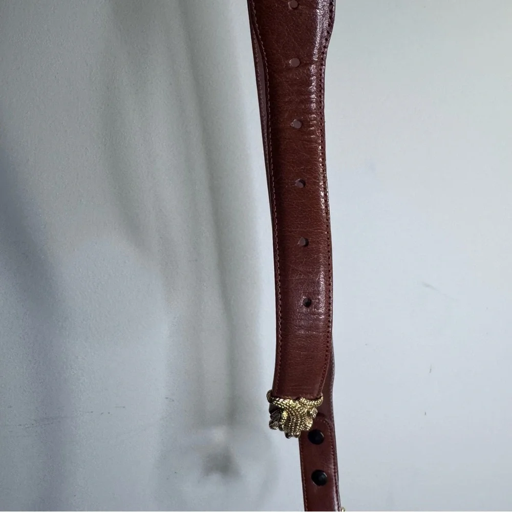 Vintage Alexander’s Sterling Silver Alligator Belt Size 34 Handmade USA